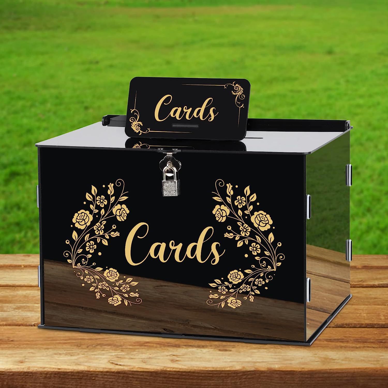 1 szt. Akrylowa Pudełko na Kar – Wedding Card Box recenzja i cena