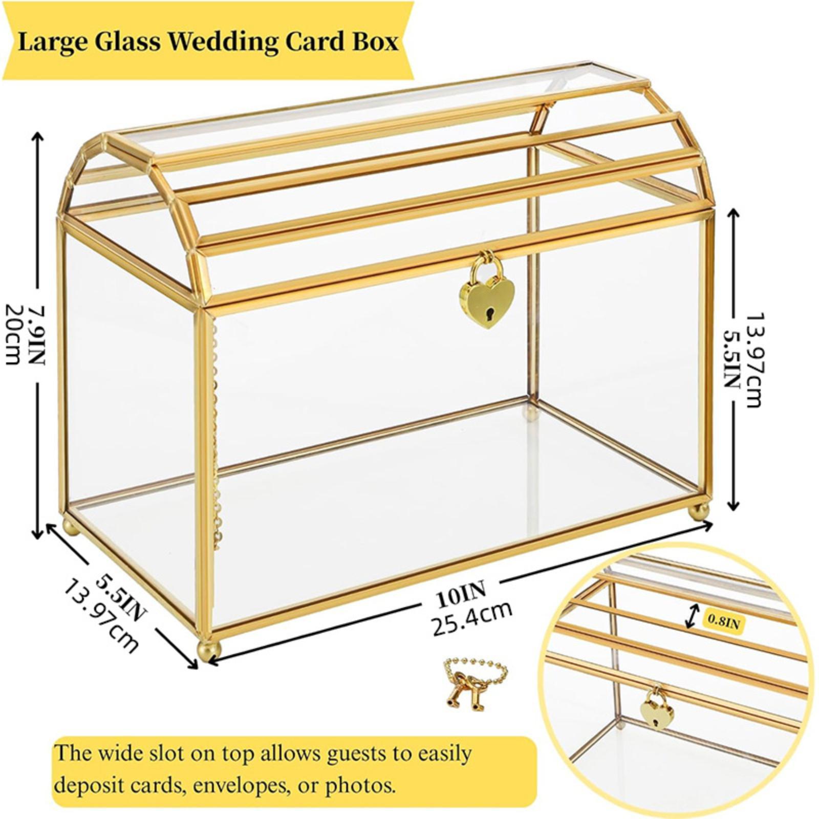 Szklana skrzynka na kartki ślu – Wedding Card Box recenzja i cena